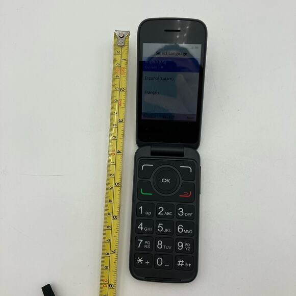 Alcatel MyFlip 2 A406DL (TracFone) 4G LTE GSM Prepaid Flip Cell Phone - Picture 8 of 8